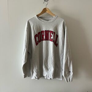Champion Gray and Red Men's Sweater